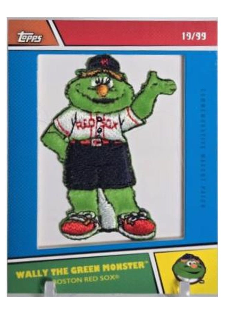 2021 Topps Opening Day Mascot Patches Wally the Green Monster #MPR-WT card