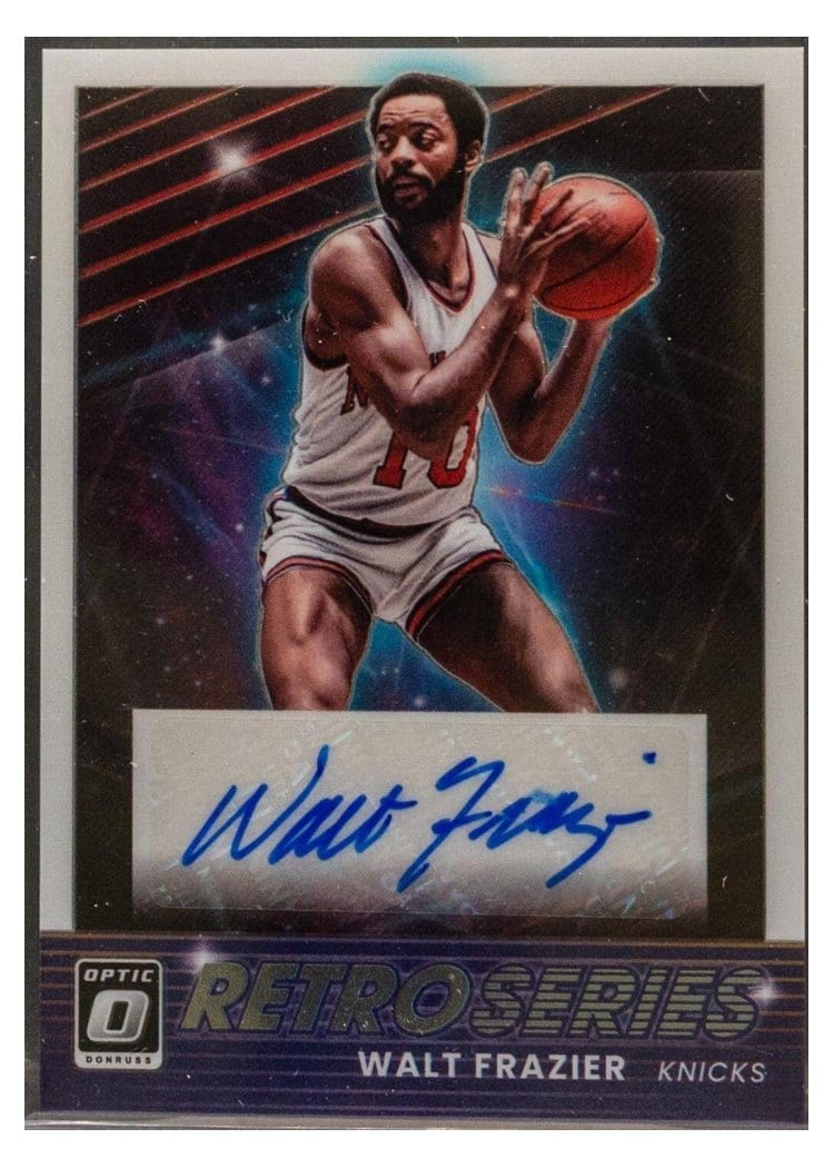2022-23 Donruss Optic Retro Series Signatures Walt Frazier #RSS-WFZ card