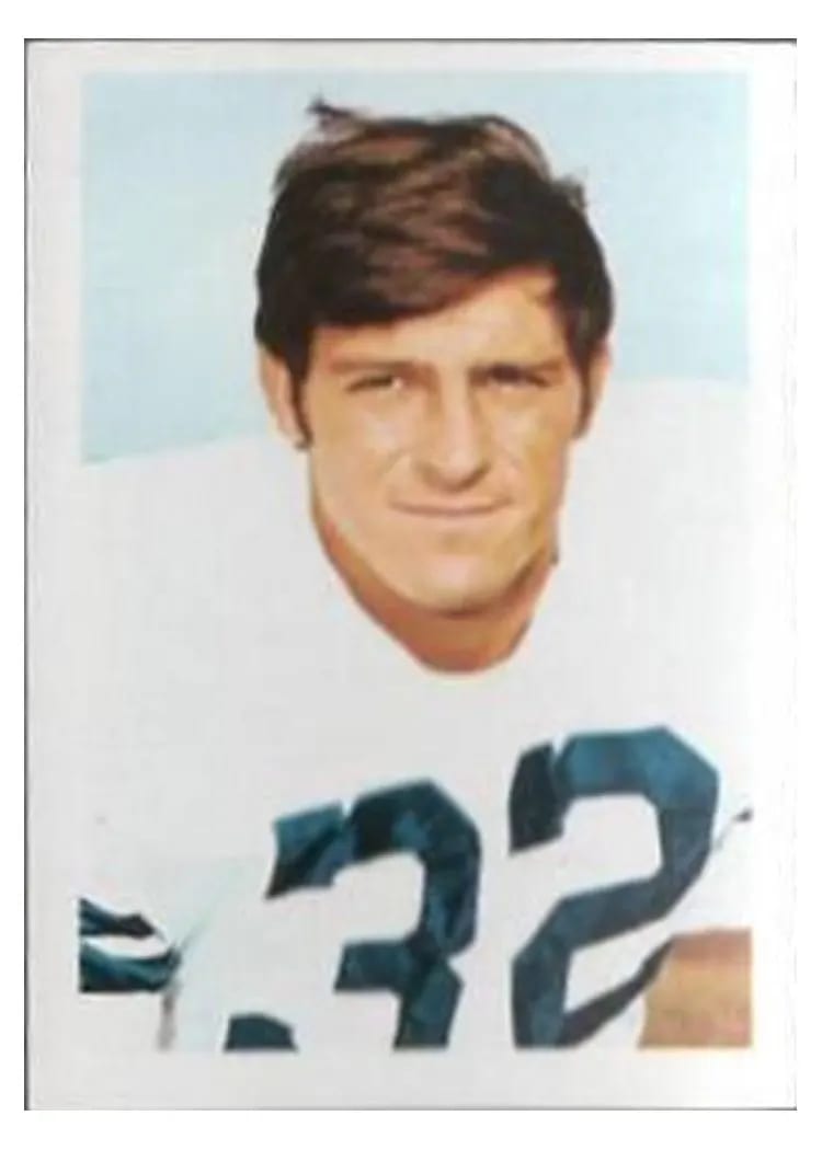 1972 NFLPA Wonderful World Stamps Walt Garrison #95 card