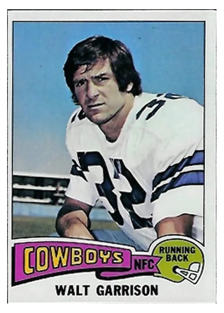1975 Topps Walt Garrison #341 card