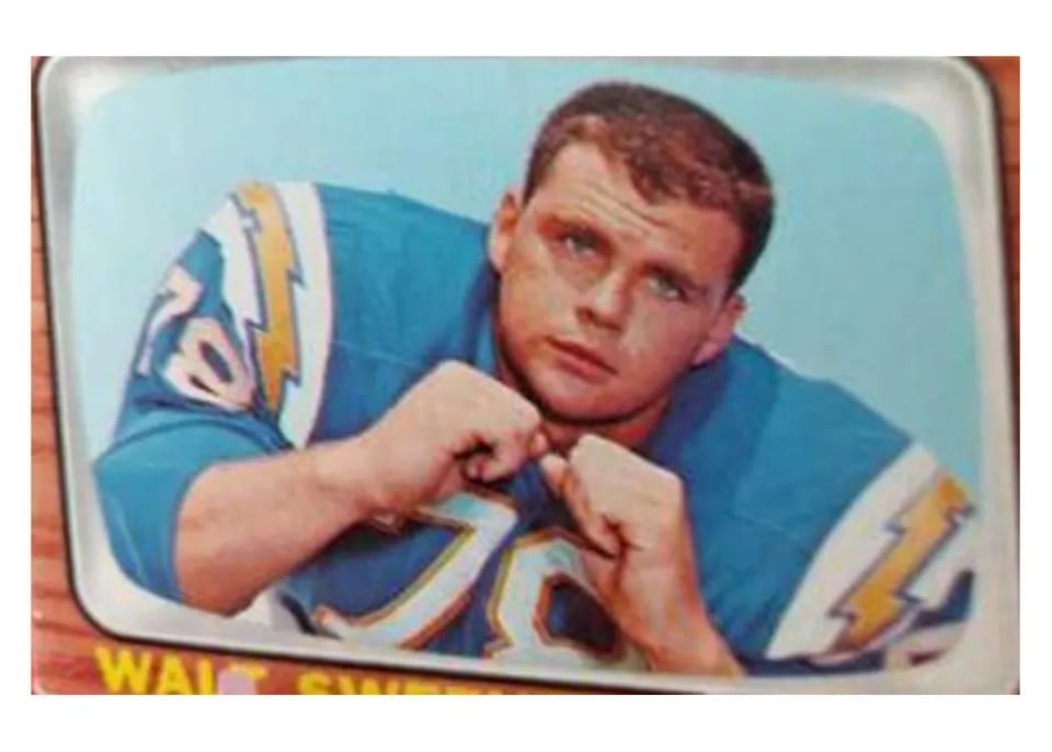 1966 Topps Walt Sweeney #126 card
