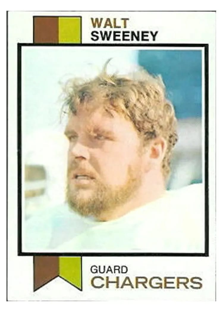 1973 Topps Walt Sweeney #252 card