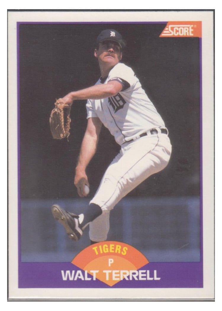 1989 Score Walt Terrell Prototype #314 card