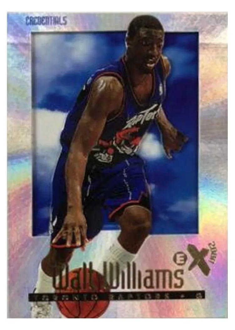 1996 Skybox E-X2000 Walt Williams #72 card