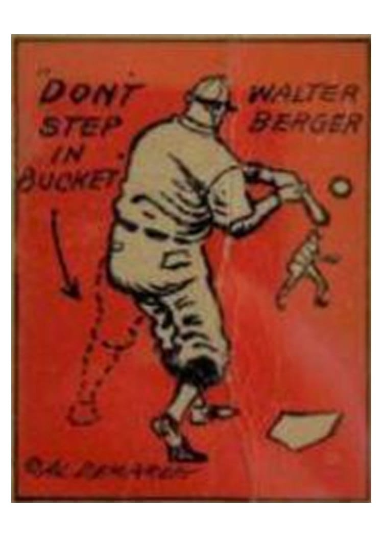 1935 Schutter Johnson Walter Berger #12 card