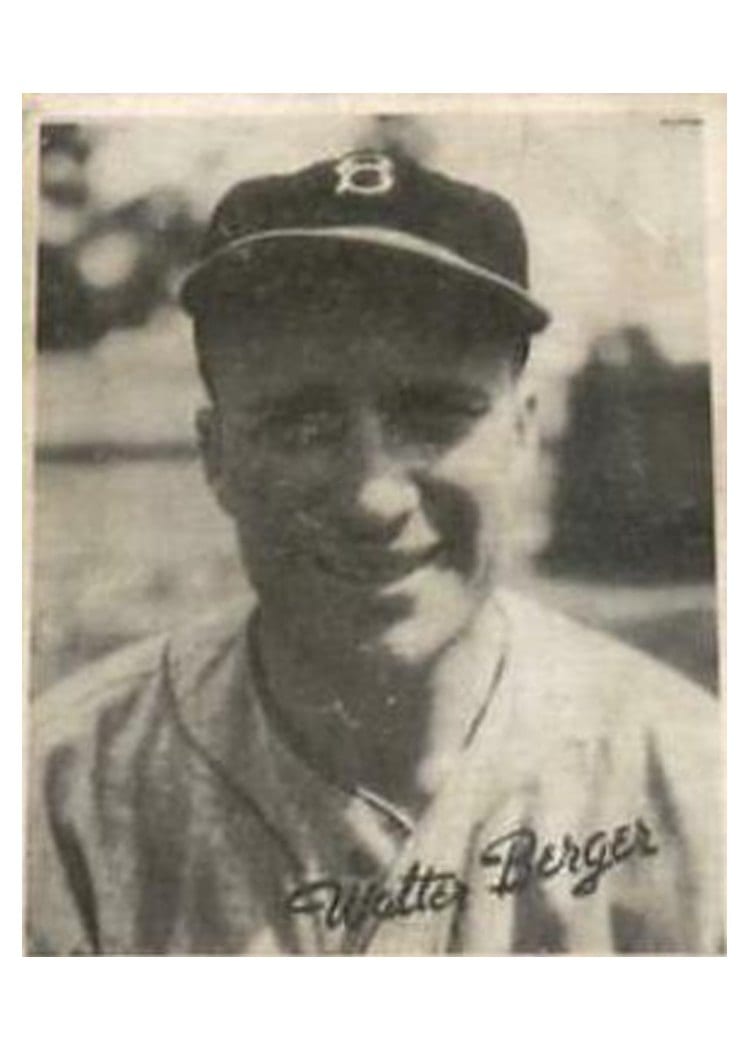 1936 Goudey Walter Berger card