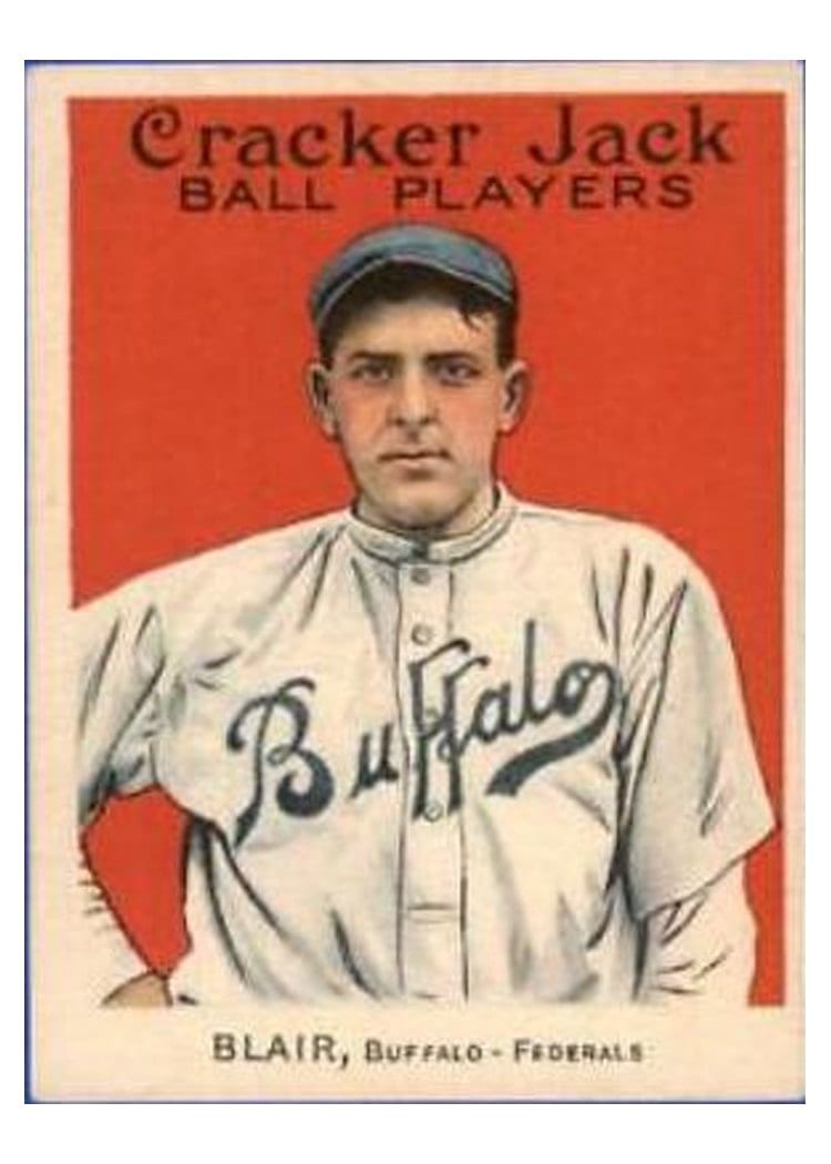 1915 Cracker Jack Walter Blair #126 card