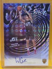 2025-26 Finest Colossal Shots Autographs Walter Clayton Jr. #CS-WC card