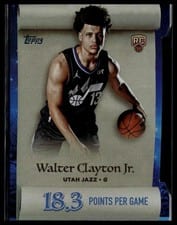 2025-26 Topps Holiday Making The Nice List Walter Clayton Jr. #ML-18 card