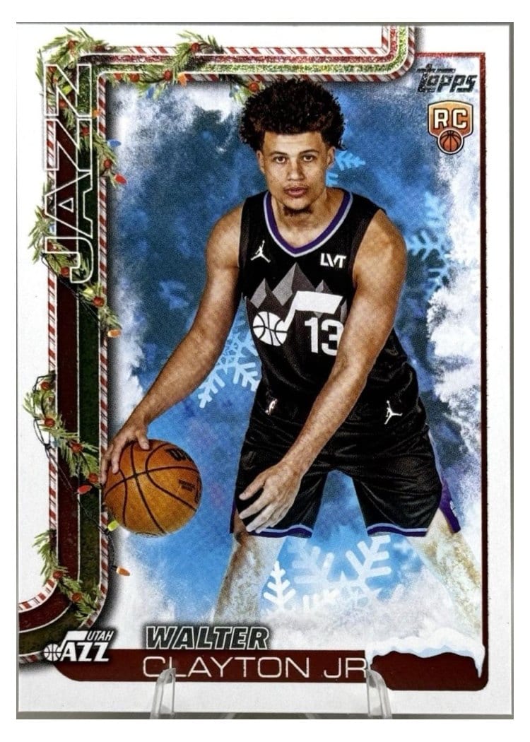 2025-26 Topps Holiday SSP Photo Variations Walter Clayton Jr. #SSV-WC card