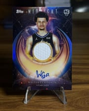 2025-26 Topps Midnight Rookie Jersey Autographs Walter Clayton Jr. #RJA-WC card