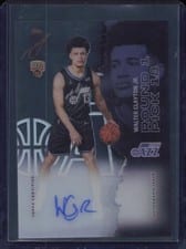 2025-26 Topps Signature Class Rookie Class Crystal Clear Autographs Walter Clayton Jr. #CCA-WCJ card