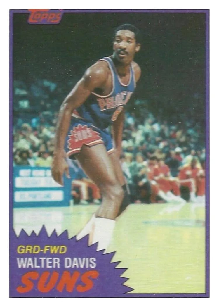 1981 Topps Walter Davis #33 card