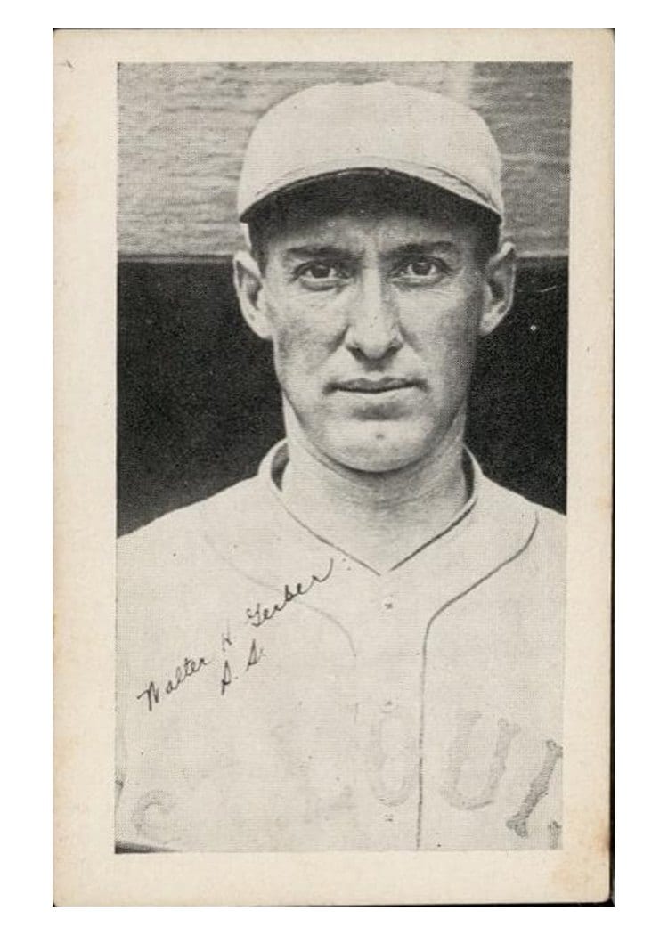 1922 W575 2 Walter H. Gerber Hand Cut card