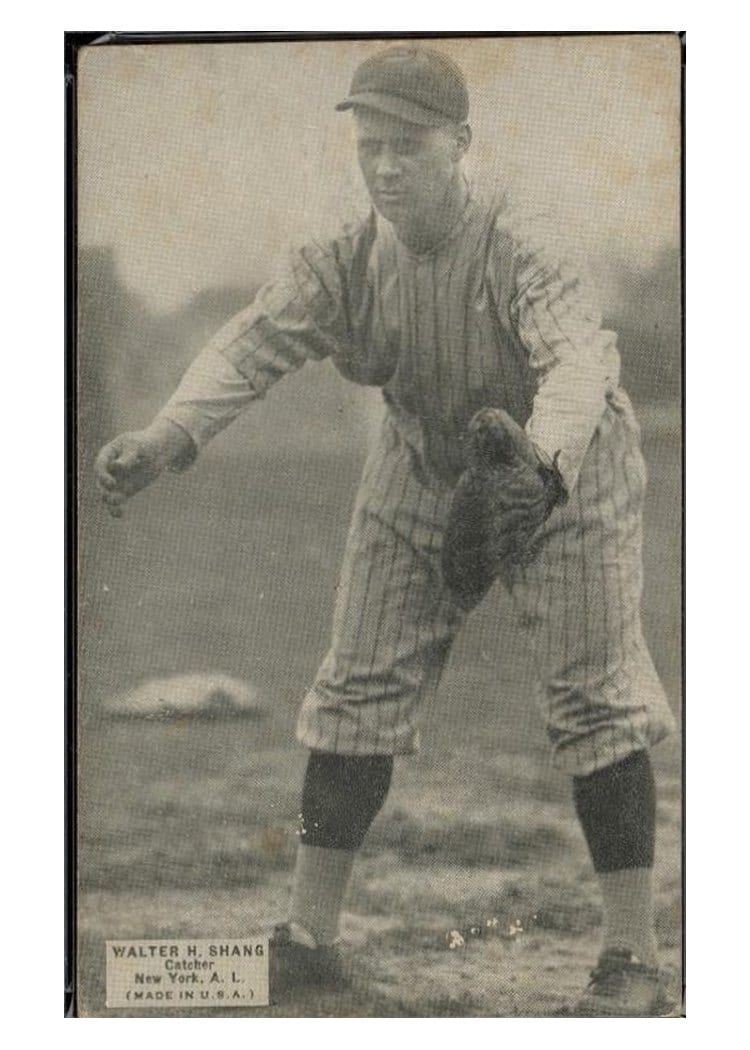 1925 Exhibits Walter H. Shang card
