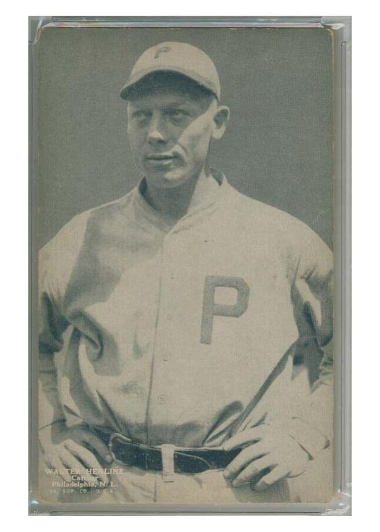1926 Exhibits Walter Henline card