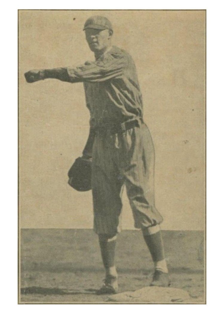 1917 Collins McCarthy Walter Holke #78 card
