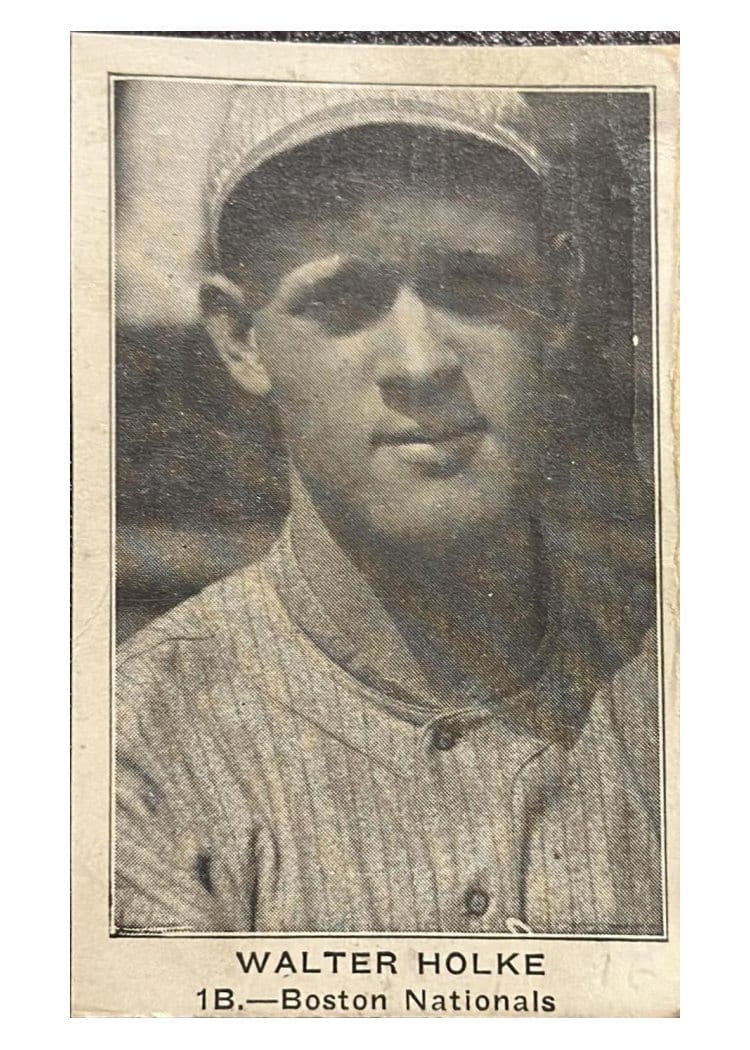 1922 E121 American Caramel Series of 120 Walter Holke card