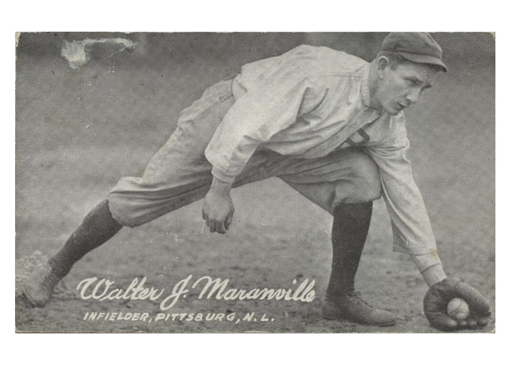 1921 Exhibits Walter J. Maranville card