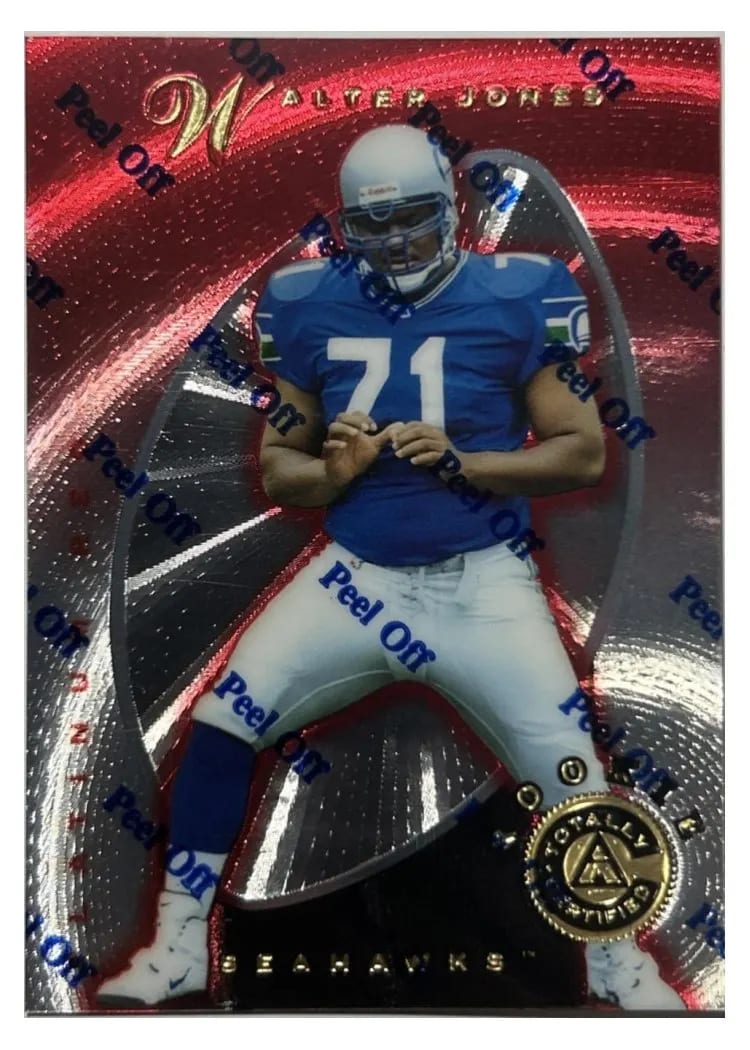 1997 Pinnacle Totally Certified Walter Jones #134 card