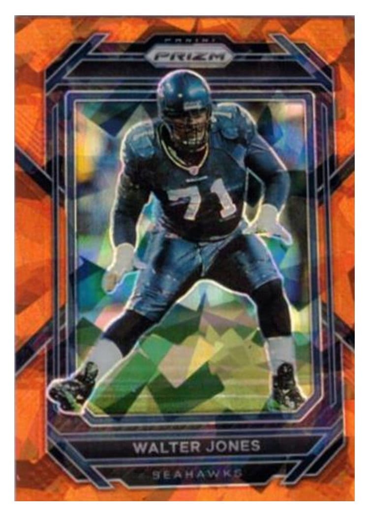 2022 Panini Prizm Base Set Walter Jones Orange Ice #262 card