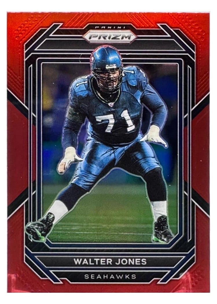 2022 Panini Prizm Base Set Walter Jones Red #262 card