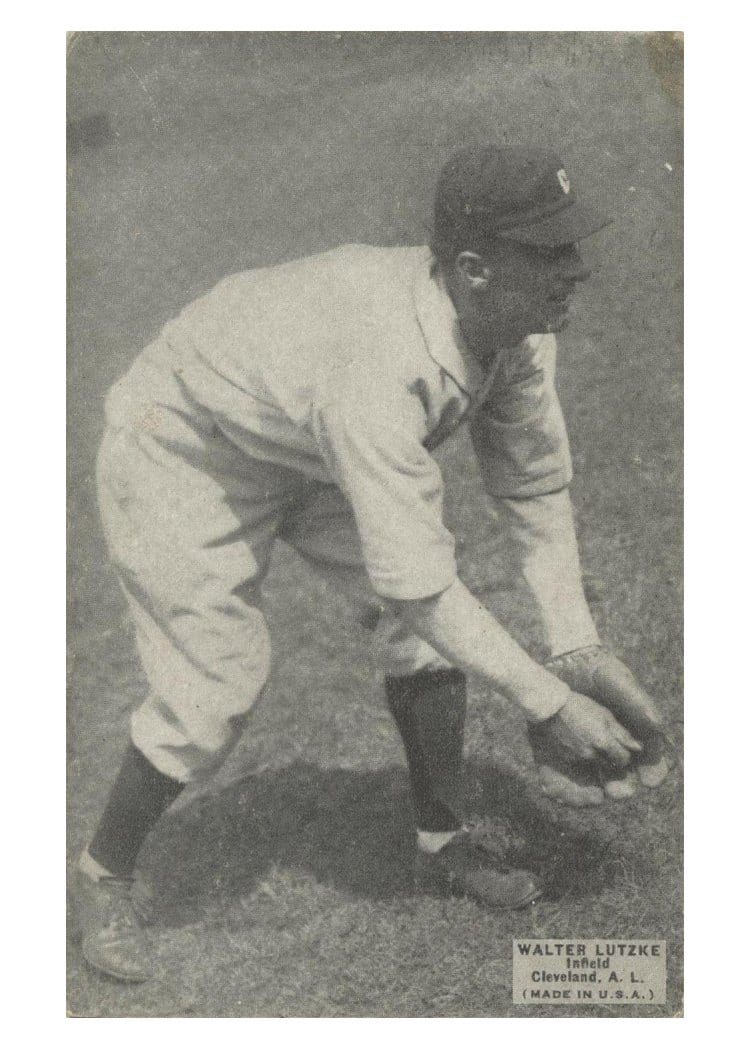 1925 Exhibits Walter Lutzke card