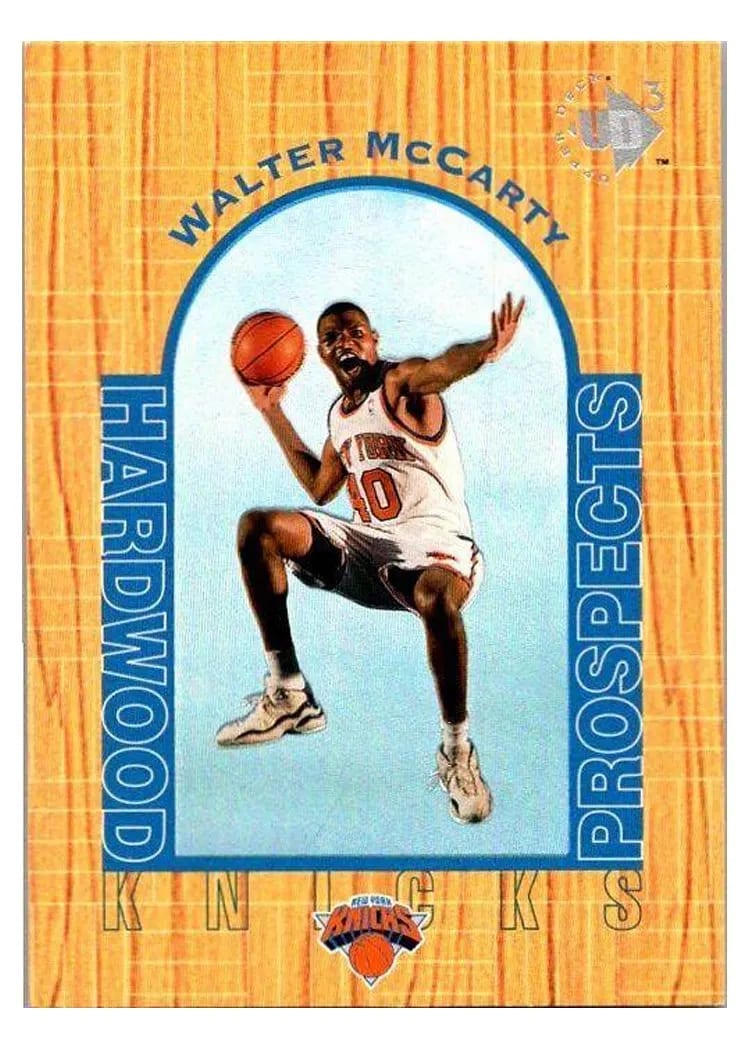1996 UD3 Walter McCarty #8 card
