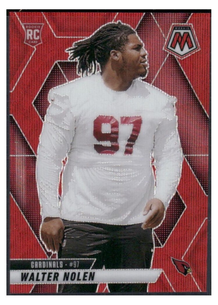 2025 Panini Mosaic Base Set Walter Nolen Red Wave #331 card