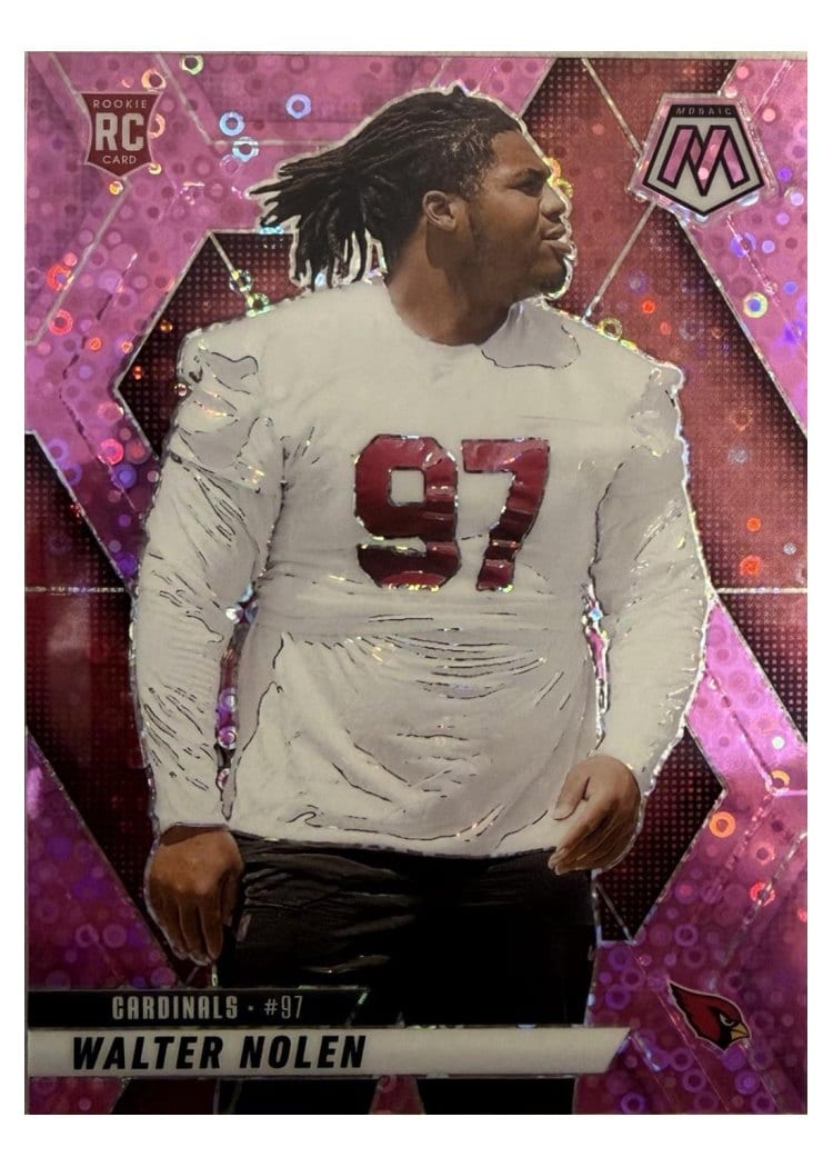 2025 Panini Mosaic Base Set Walter Nolen No Huddle Pink #331 card
