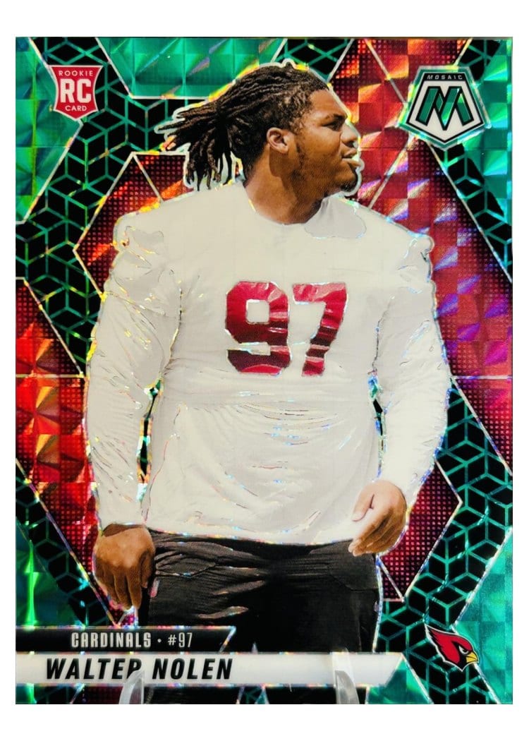 2025 Panini Mosaic Base Set Walter Nolen Green Spectris #331 card