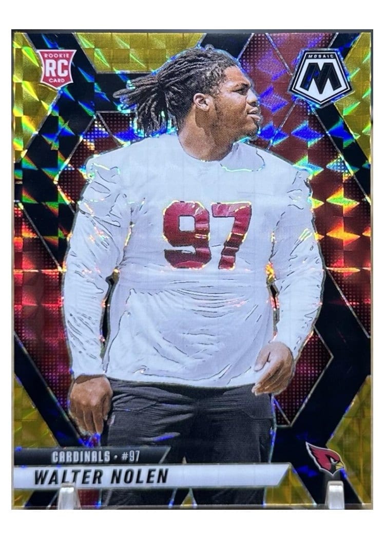 2025 Panini Mosaic Base Set Walter Nolen Choice Black Gold #331 card