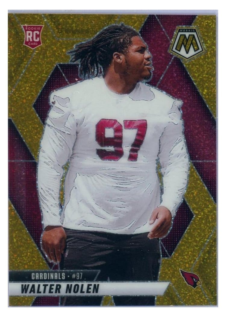 2025 Panini Mosaic Base Set Walter Nolen Gold Glitter #331 card