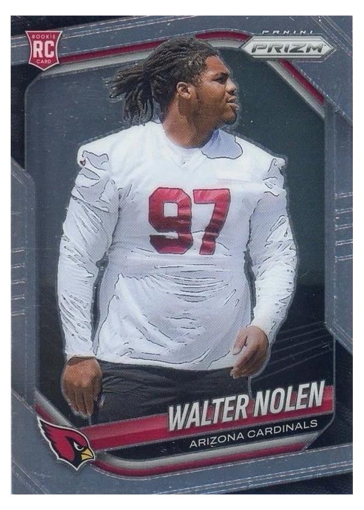 2025 Panini Prizm Base Set Walter Nolen #318 card