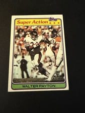 1981 Topps Walter Payton #202 card