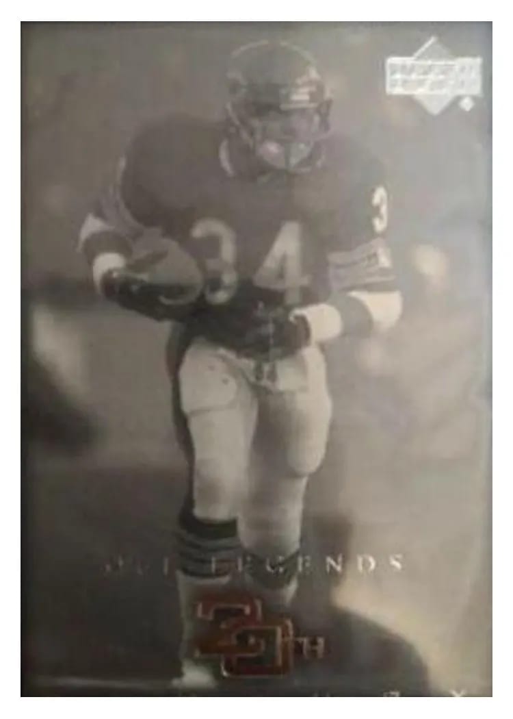 2000 Upper Deck Legends Walter Payton #101 card