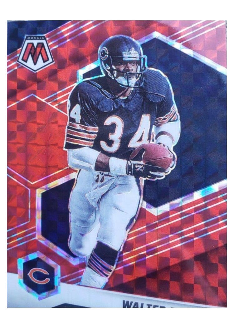 2021 Panini Mosaic Base Set Walter Payton #42 card