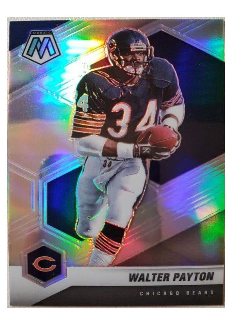 2021 Panini Mosaic Base Set Walter Payton #42 card