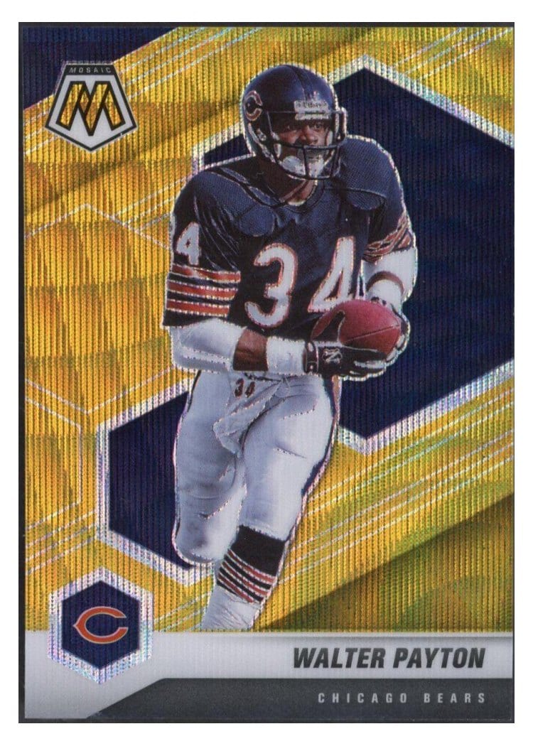 2021 Panini Mosaic Base Set Walter Payton #42 card