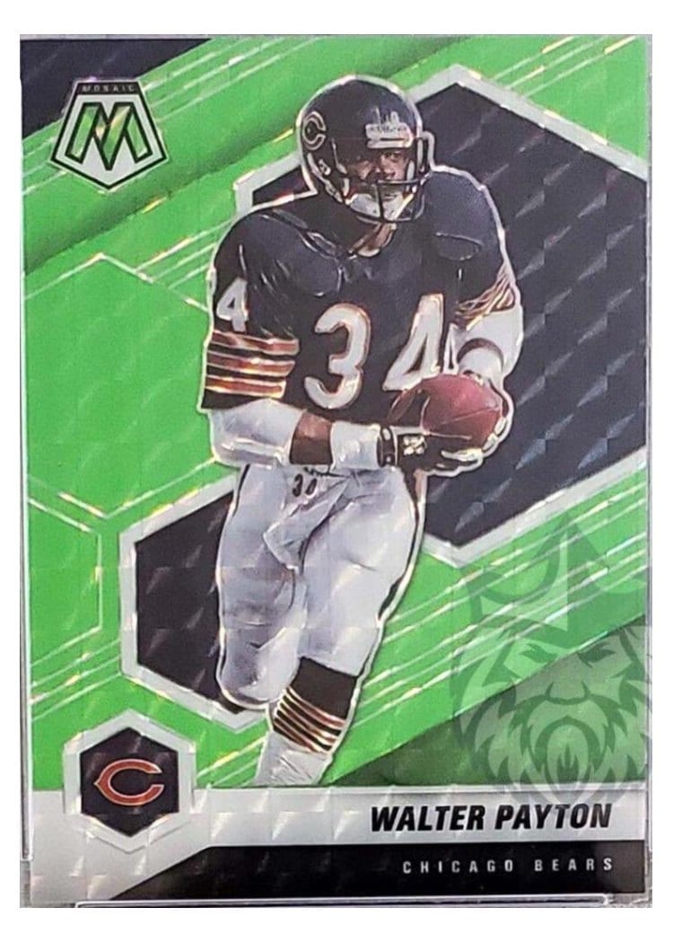 2021 Panini Mosaic Base Set Walter Payton #42 card
