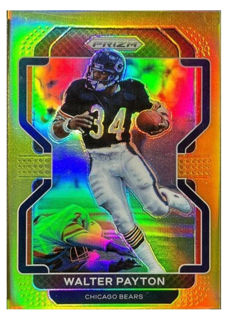 2021 Panini Prizm Base Set Walter Payton #165 card