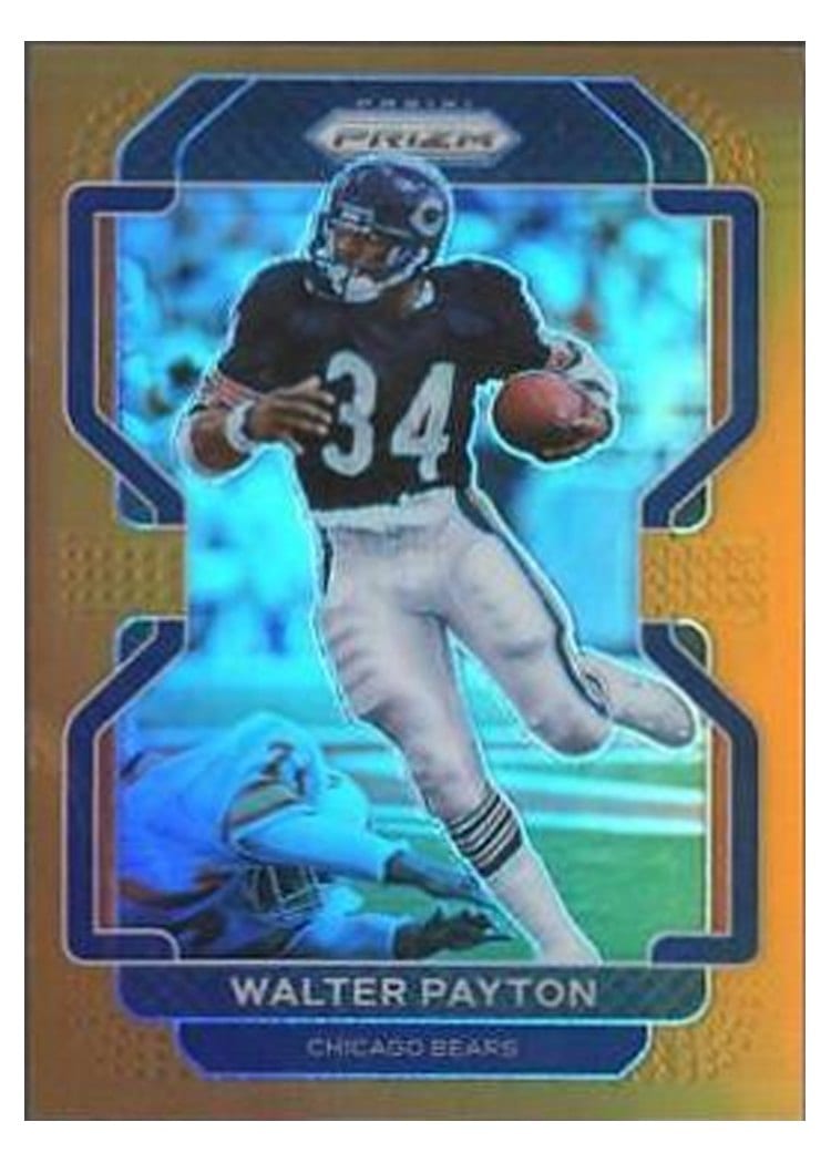 2021 Panini Prizm Base Set Walter Payton #165 card