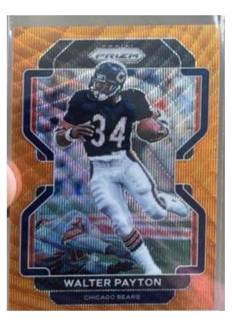 2021 Panini Prizm Base Set Walter Payton #165 card