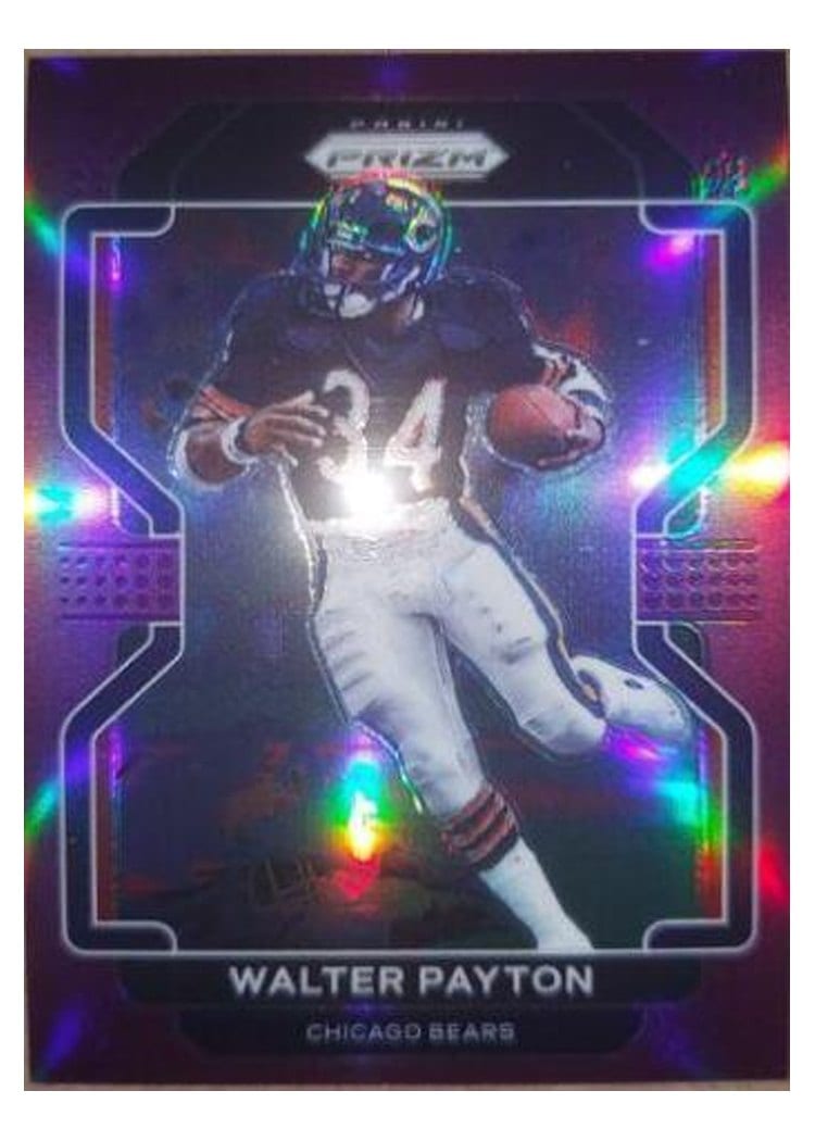 2021 Panini Prizm Base Set Walter Payton #165 card