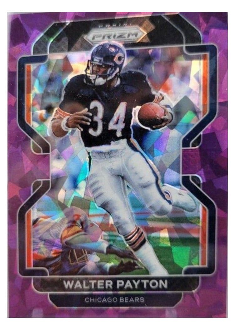 2021 Panini Prizm Base Set Walter Payton #165 card