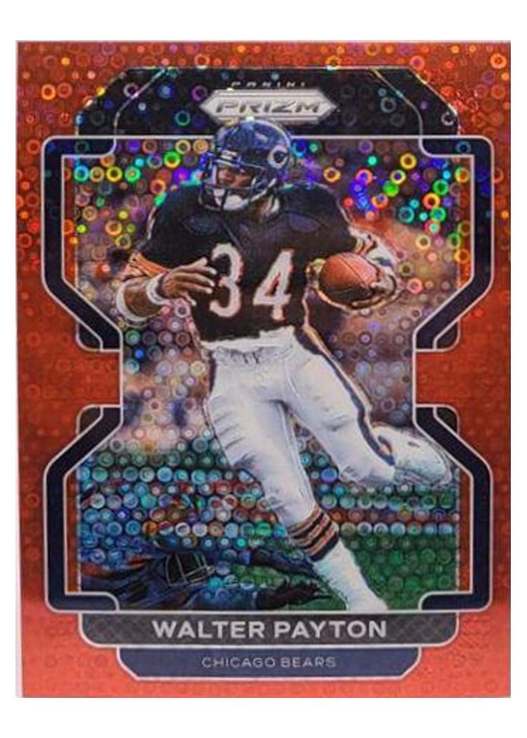 2021 Panini Prizm Base Set Walter Payton #165 card