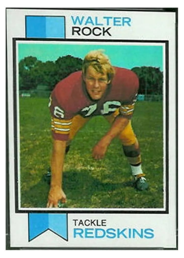1973 Topps Walter Rock #169 card