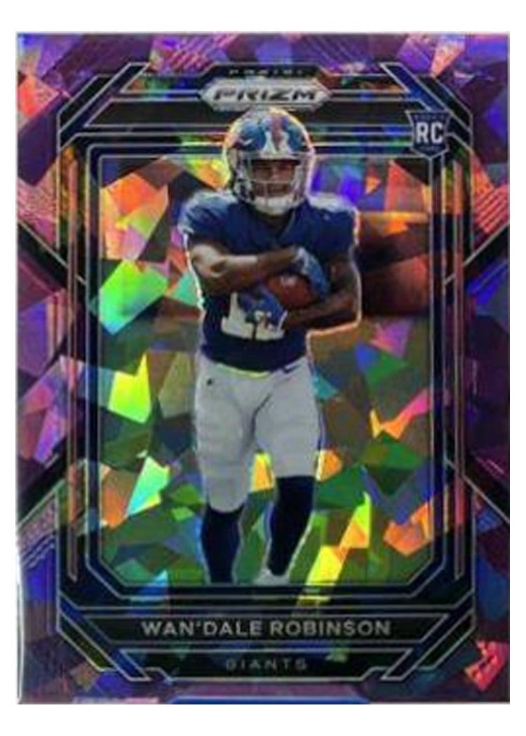2022 Panini Prizm Base Set Wan'Dale Robinson Purple Ice #315 card