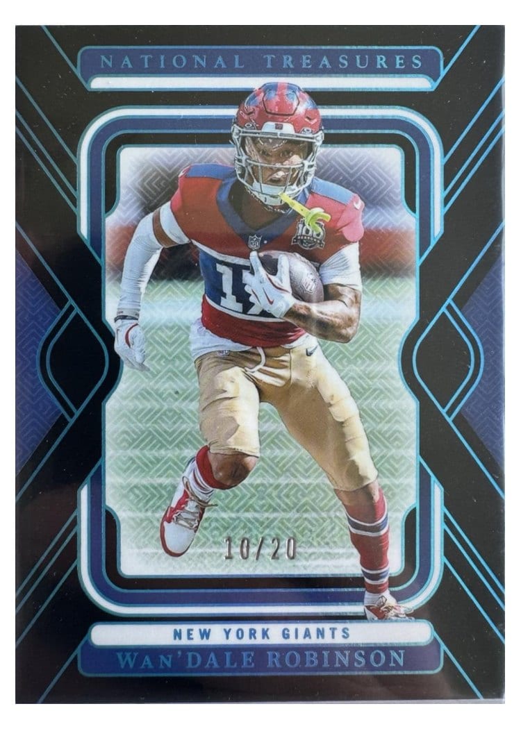 2024 Panini National Treasures Base Set Wan'Dale Robinson #74 card
