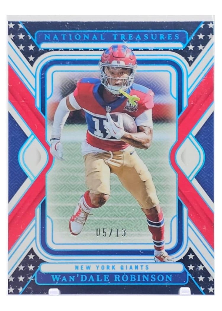 2024 Panini National Treasures Base Set Wan'Dale Robinson #74 card